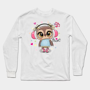 Cute Owl Long Sleeve T-Shirt